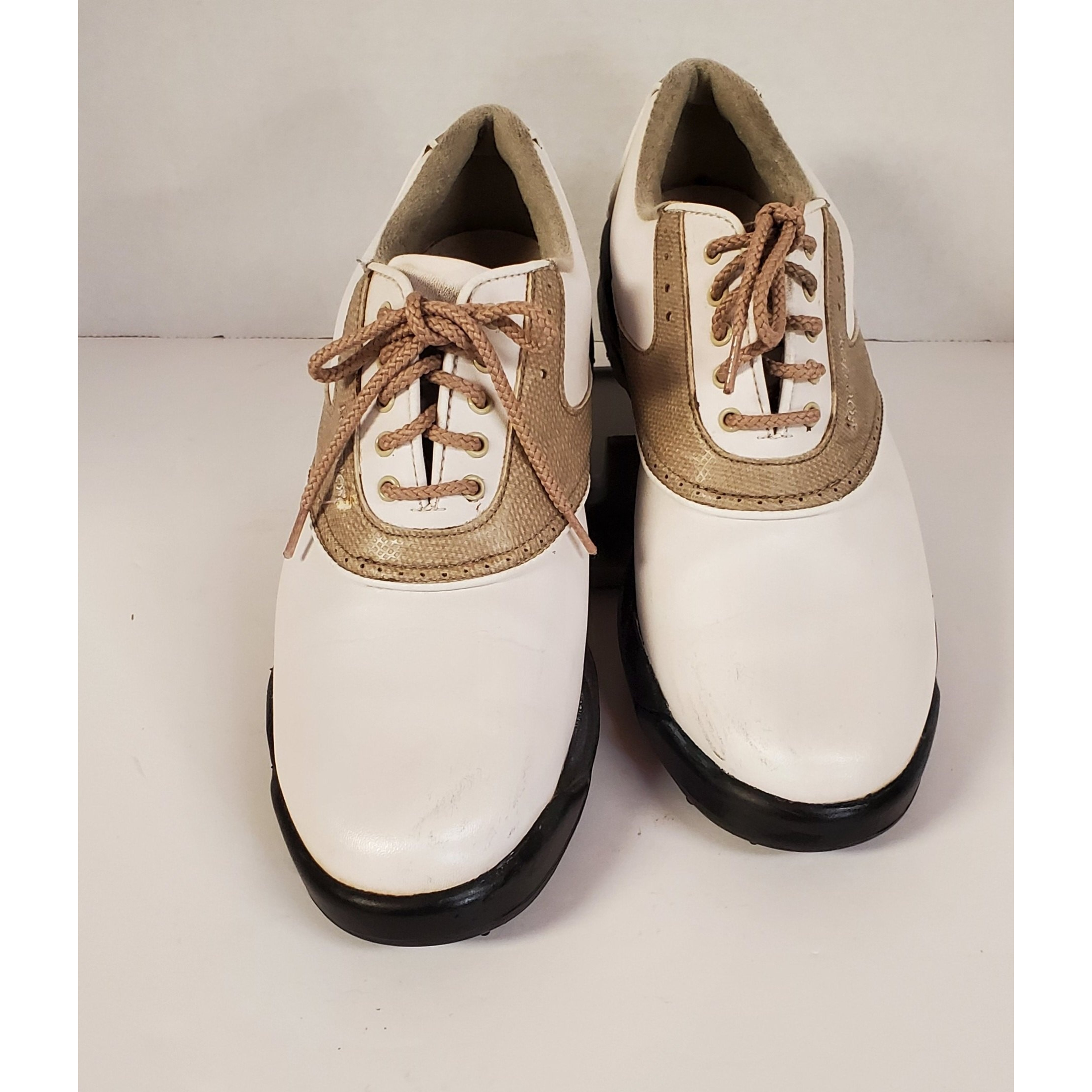 Footjoy Greenjoys Golf Shoes Women Size 85 M Preowned Footjoy Greenjoys Golf Shoes Women Size 85 M Preowned